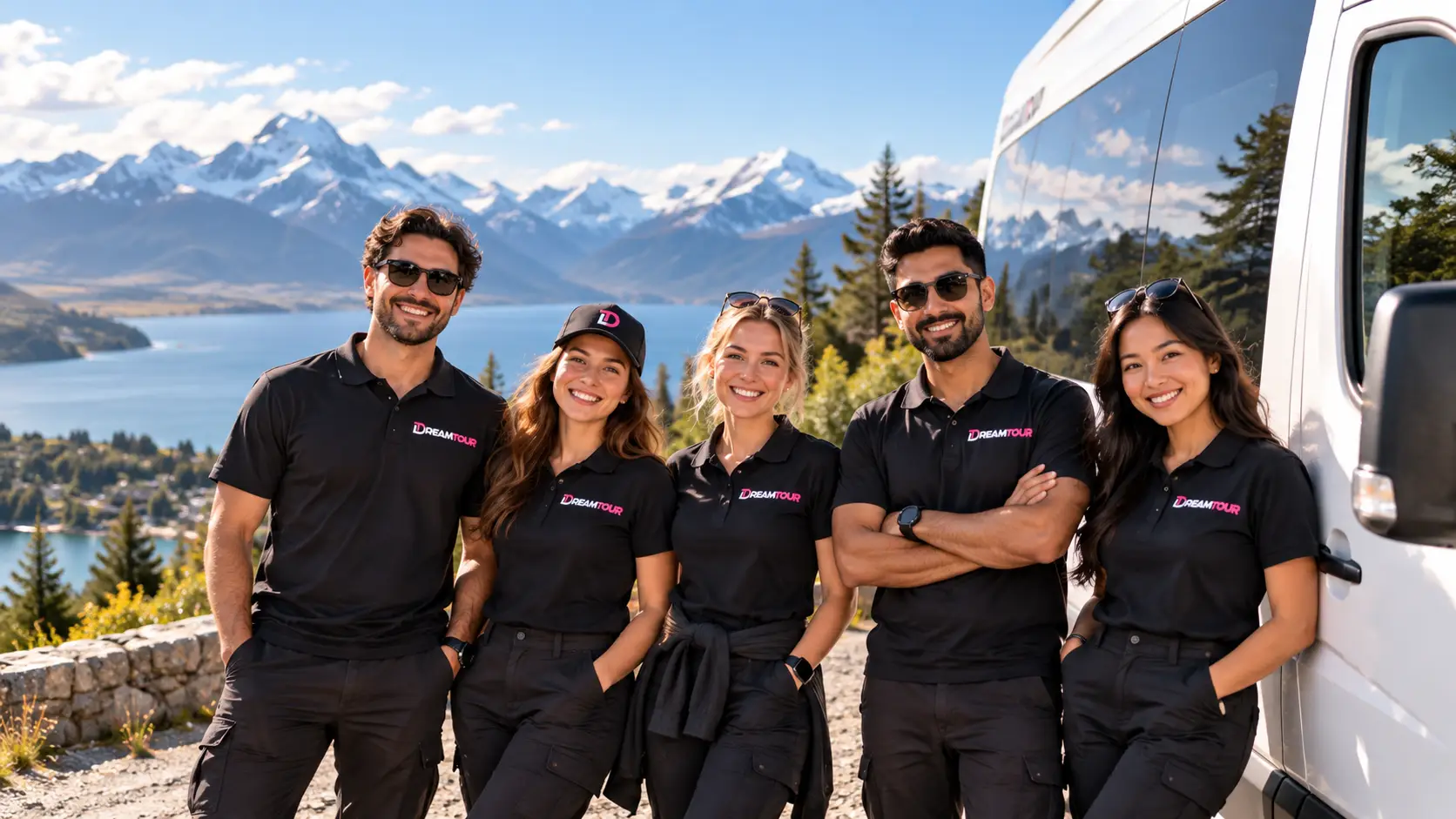 The DreamTour team on a tour